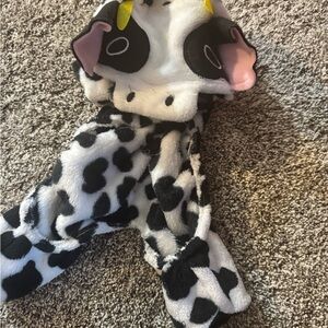 Cute Cow Print Hooded Onesie